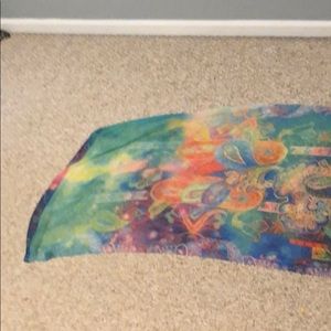 Collection 18 Polyester Paisley Chiffon Scarf